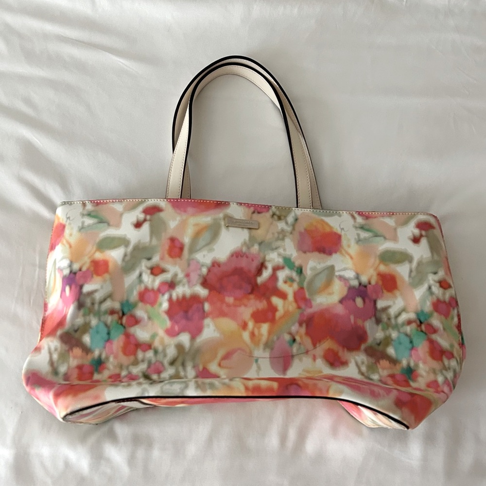 Kate Spade watercolor Floral Tote Bag